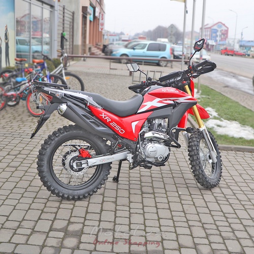 Motorkerékpár enduro Exdrive XR 250, 16 hp, piros