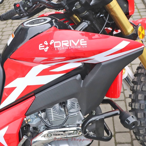 Motorkerékpár enduro Exdrive XR 250, 16 hp, piros