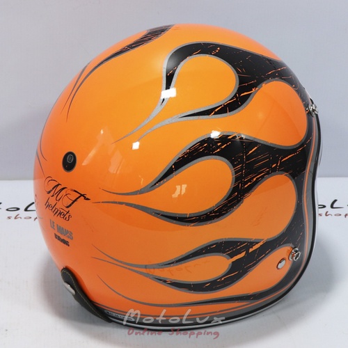 Bukósisak MT Le Mans SV Flaming Gloss pearl fluor