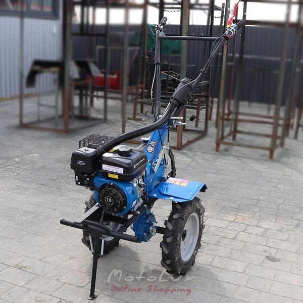 Benzínový dvojkolesový malotraktor Kentavr MB 2070B-4, 7 HP, ručný štartér blue