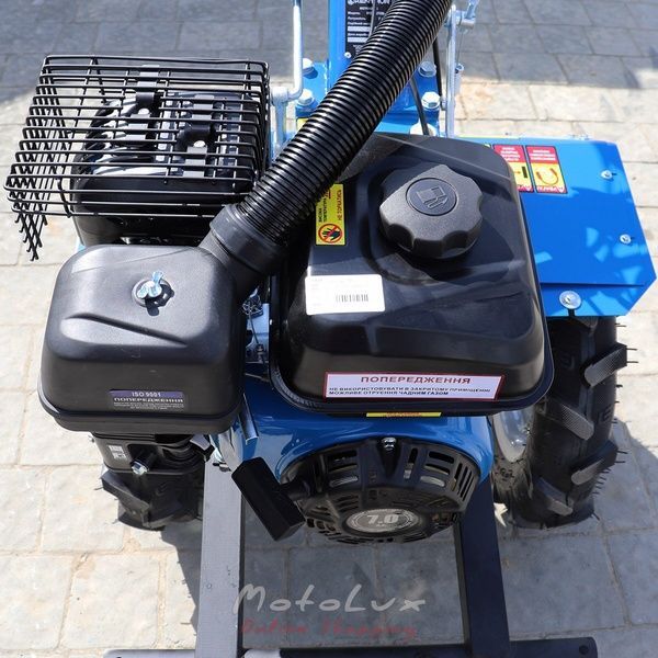 Benzínový dvojkolesový malotraktor Kentavr MB 2070B-4, 7 HP, ručný štartér blue