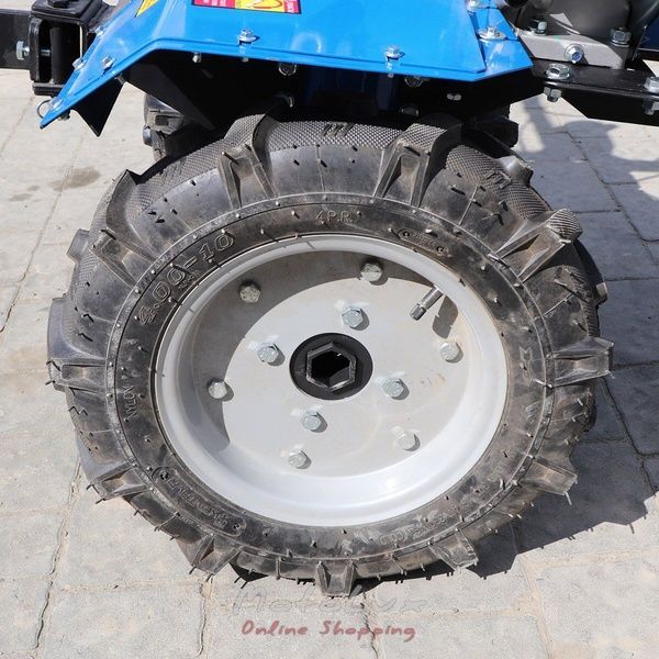 Benzínový dvojkolesový malotraktor Kentavr MB 2070B-4, 7 HP, ručný štartér blue