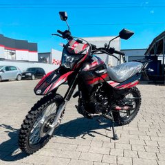Мотоцикл эндуро Geon X-Road Light 200, черный с красным, 2024