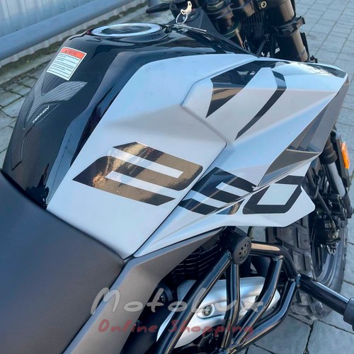 Enduro motorcycle Tekken 250, black with gray, 2024