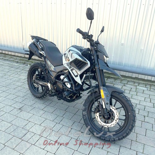 Enduro motorcycle Tekken 250, black with gray, 2024