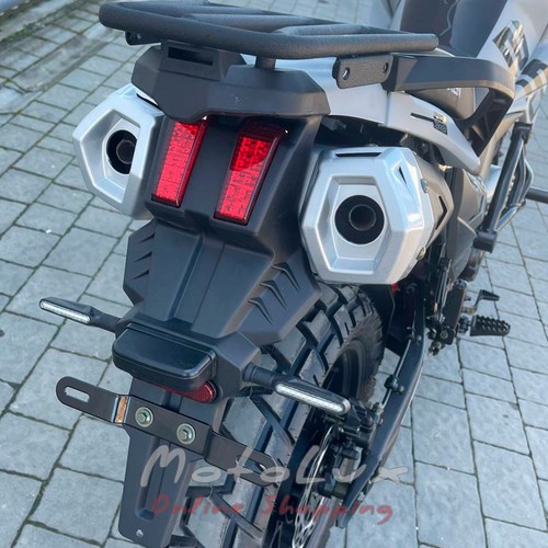 Enduro motocykel Tekken 250, čierna so sivou, 2024