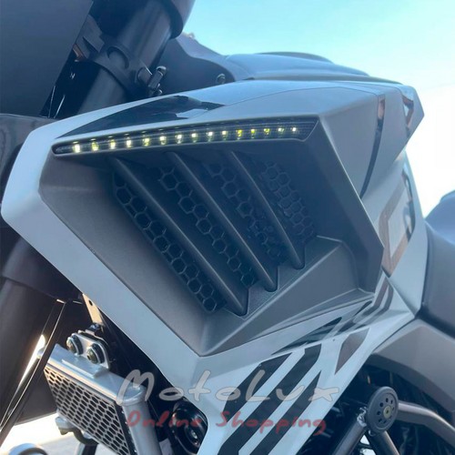 Enduro motocykel Tekken 250, čierna so sivou, 2024
