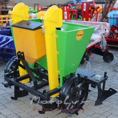 Polish Two-Row Potato Planter Bomet, 60 cm with Fertilizer Tank