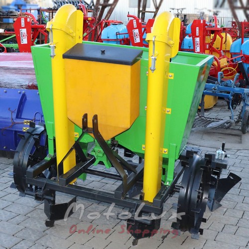 Polish Two-Row Potato Planter Bomet, 60 cm with Fertilizer Tank