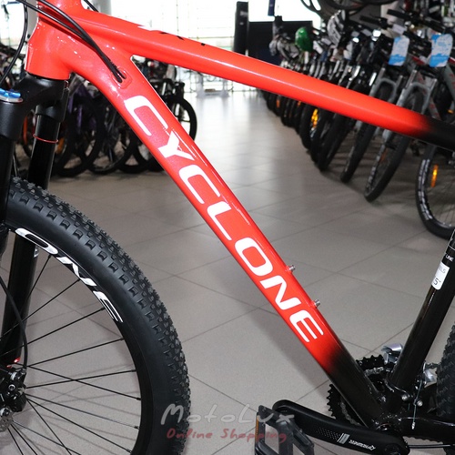 Mountain bike Cyclone LX 27.5, frame 19, red and black, 2021