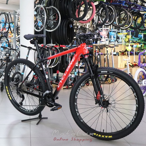 Mountain bike Cyclone LX 27.5, frame 19, red and black, 2021