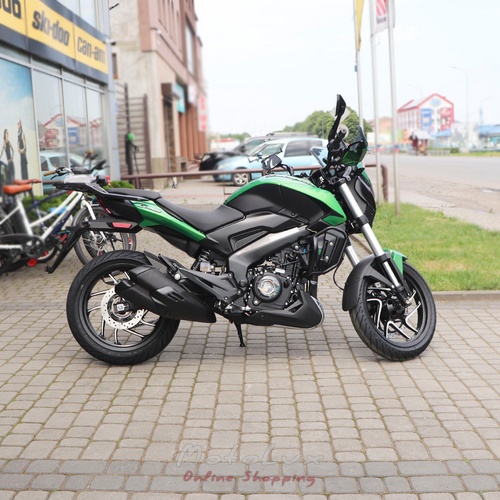 Motorcycle Bajaj Dominar D400, green, 2024