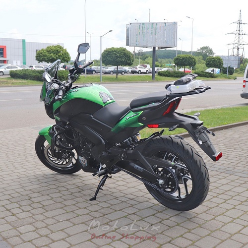 Motorcycle Bajaj Dominar D400, green, 2024