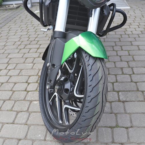 Motorcycle Bajaj Dominar D400, green, 2024