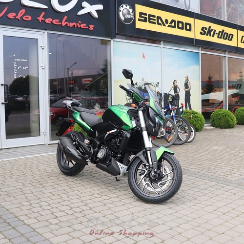 Motorcycle Bajaj Dominar D400, green, 2024