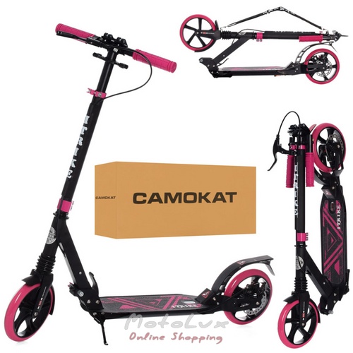 Scooter iTrike SR 2018 11 BP, aluminum, steel, pink