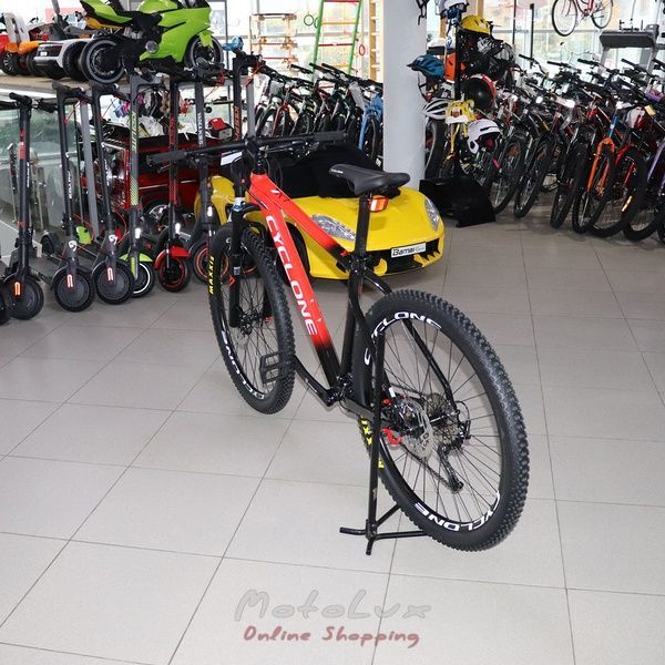 Горный велосипед Cyclone LX 27.5, рама 19, red and black, 2021