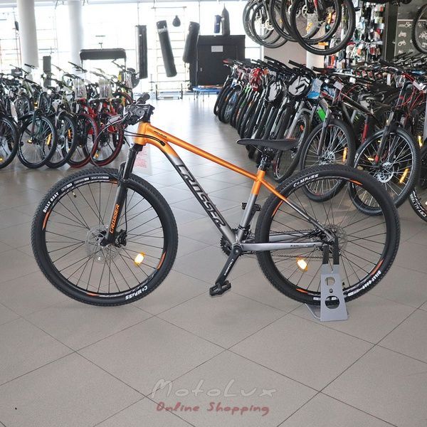 Horsk&yacute; bicykel Crosser MT036, koles&aacute; 27,5, r&aacute;m 15,5, oranžov&yacute;