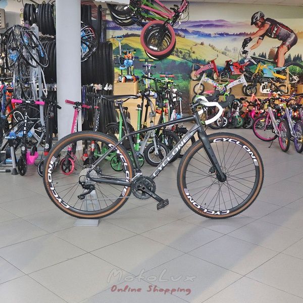 Gravel bike Cyclone 700c GSX 54, black