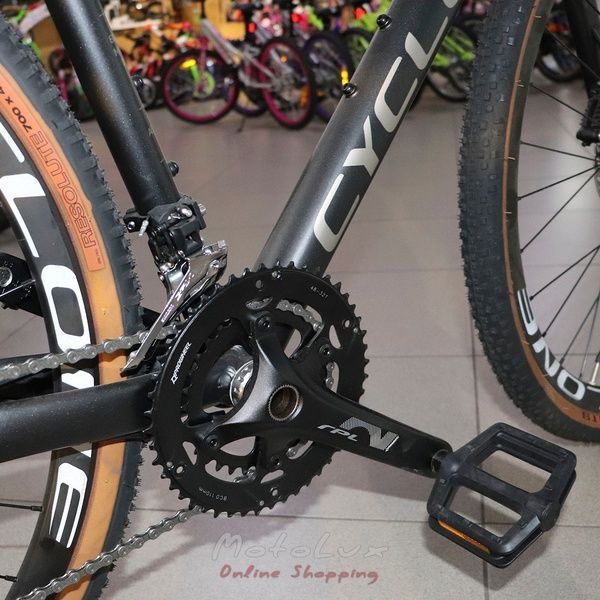 Gravel bike Cyclone 700c GSX 54, black