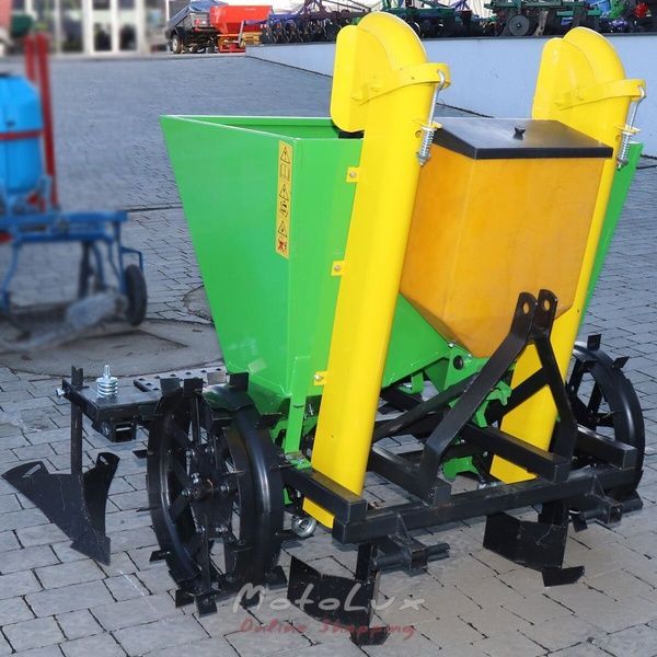 Lengyel burgonya&uuml;ltető g&eacute;p, 2 soros, 60 cm műtr&aacute;gy&aacute;z&oacute;val