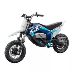 Электропитбайк CFMOTO CX-2E, белый с синим