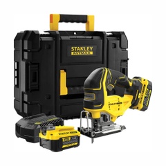 Пила лобзикова акумуляторна Stanley FatMax SFMCS650M2K, 2 акумулятора і ЗП в пластиковій валізі