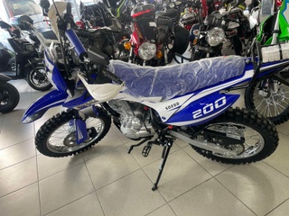 Motorcycle Sparta Cross 200, blue with white