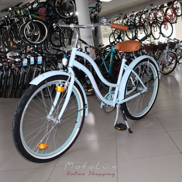 Neuzer Miami orsz&aacute;g&uacute;ti ker&eacute;kp&aacute;r, kerekek 26, v&aacute;z 17, Shimano Nexus, k&eacute;k &eacute;s t&uuml;rkiz