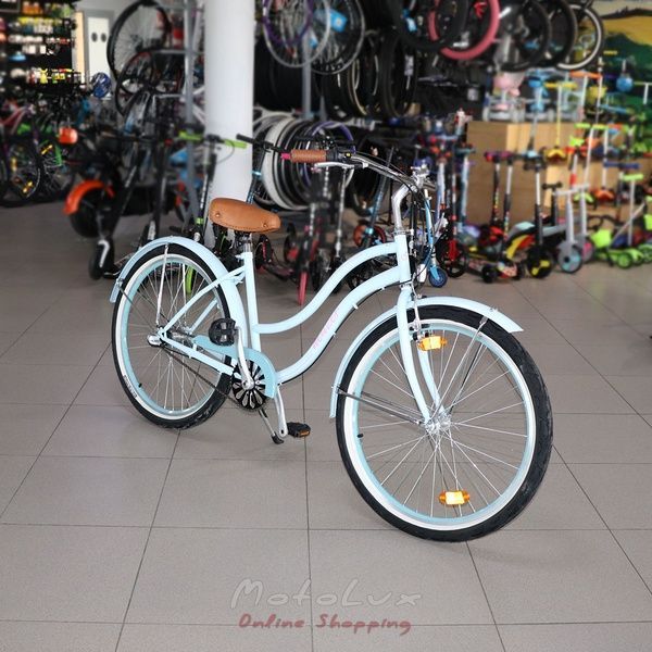 Neuzer Miami orsz&aacute;g&uacute;ti ker&eacute;kp&aacute;r, kerekek 26, v&aacute;z 17, Shimano Nexus, k&eacute;k &eacute;s t&uuml;rkiz
