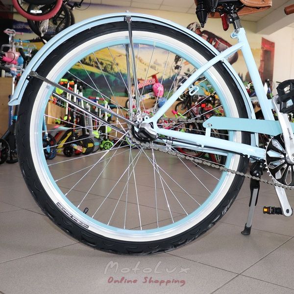 Neuzer Miami orsz&aacute;g&uacute;ti ker&eacute;kp&aacute;r, kerekek 26, v&aacute;z 17, Shimano Nexus, k&eacute;k &eacute;s t&uuml;rkiz