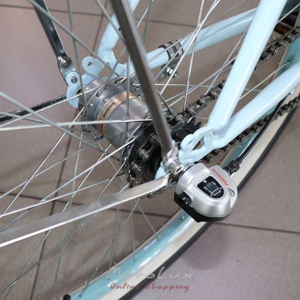 Neuzer Miami orsz&aacute;g&uacute;ti ker&eacute;kp&aacute;r, kerekek 26, v&aacute;z 17, Shimano Nexus, k&eacute;k &eacute;s t&uuml;rkiz