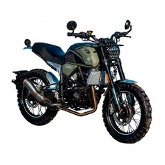 Road motorcycle Geon Scrambler 300, green, 2024