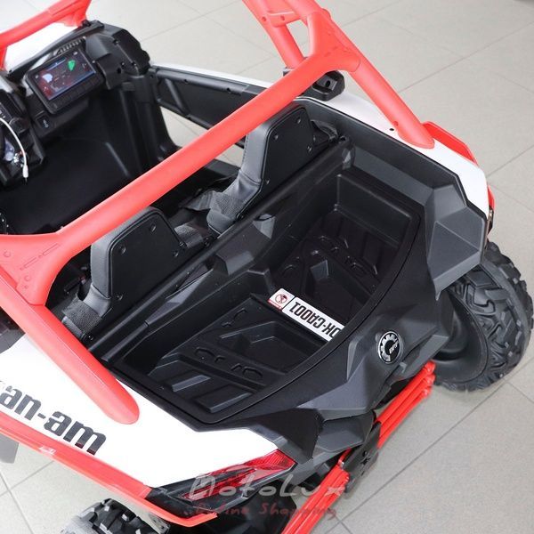 Children's electric jeep Bambi M 4920EBLR 3, red