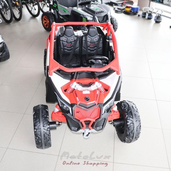Children's electric jeep Bambi M 4920EBLR 3, red