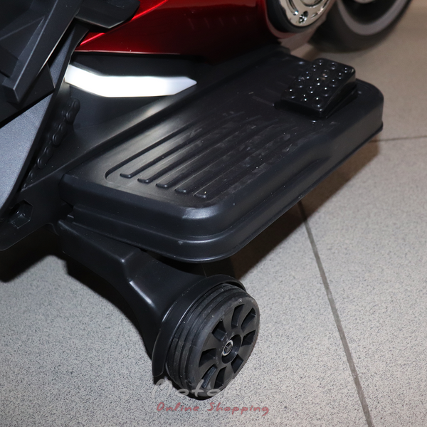 Detsk&yacute; elektrick&yacute; motocykel Bambi M 5774ELS-3, červen&yacute;