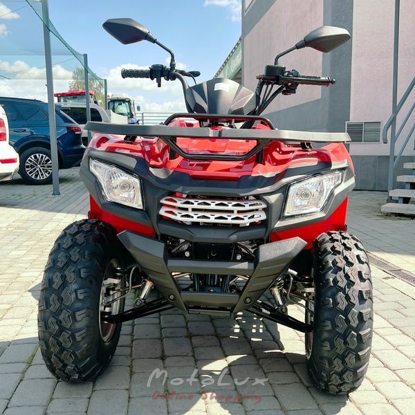 Утилитарный квадроцикл Loncin KUBA 250 VIP TRACT, черный с красным, 2024