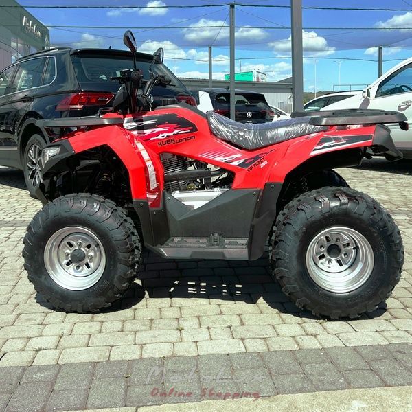 Утилитарный квадроцикл Loncin KUBA 250 VIP TRACT, черный с красным, 2024