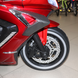 Detsk&yacute; elektrick&yacute; motocykel Bambi M 5774ELS-3, červen&yacute;