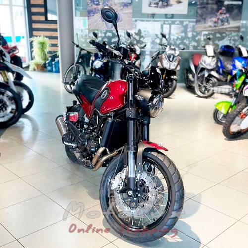 Motorkerékpár Benelli Leoncino 500 EFI ABS, piros