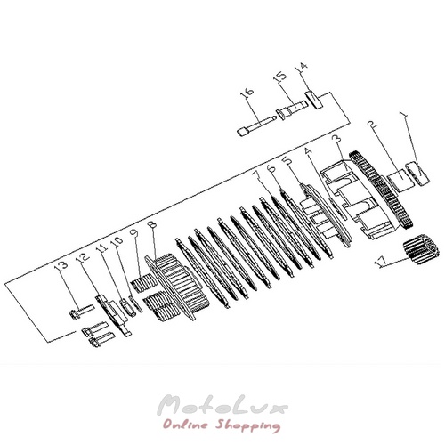 Clutch assembly Geon CR6