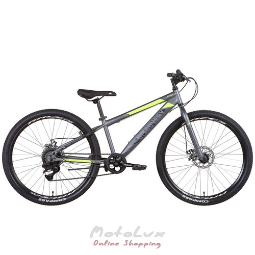 Bicycle ST 26 Discovery Attack DD, grey with yellow, 2022