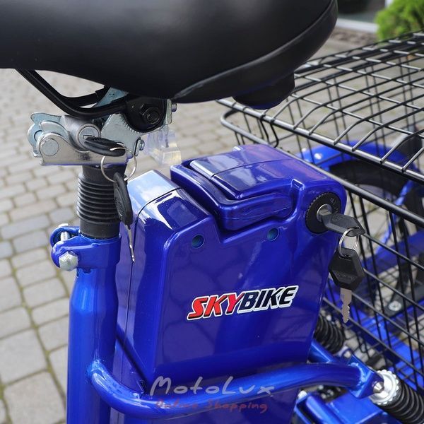 Electric bicycle Skybike 3 Cycl, blue