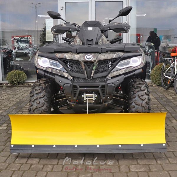 Сніговідвал для квадроцикла Dominator універсальний, жовтий, 120х150