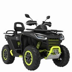 Segway Snarler 600 AT6L Full Utility Quad Bike, Black with Lime