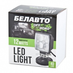 Фара світлодіодна Led 12W 6000К Off Road 83х109х76мм