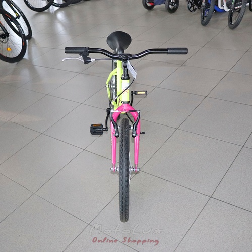 Children's bicycle Neuzer Cindy 1S, wheels 20, yellow with pink and red