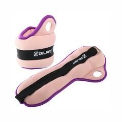 Cuff weights for hands Zelart FI 1965 2, 2x1 kg, pink