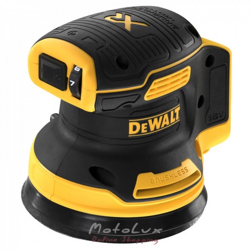 Акумуляторна ексцентрикова шліфмашина DeWALT DCW210N безщіткова