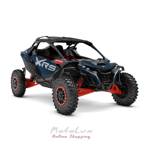 Мотовсюдихід BRP Maverick R X RS 999T DCT SAS, Dusty Navy Legion Red, 2025